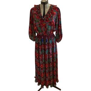 Vintage  Iconic Diane Freis bohemian dress